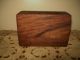 Vintage Carved Wood Floral & Leaves Small Trinket/keepsake Box Boxes photo 1