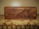 Vintage Carved Wood Floral & Leaves Small Trinket/keepsake Box Boxes photo 2