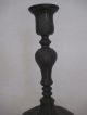 Rare Old Antique Pewter Candle Stick,  Marked & Signed,  8 