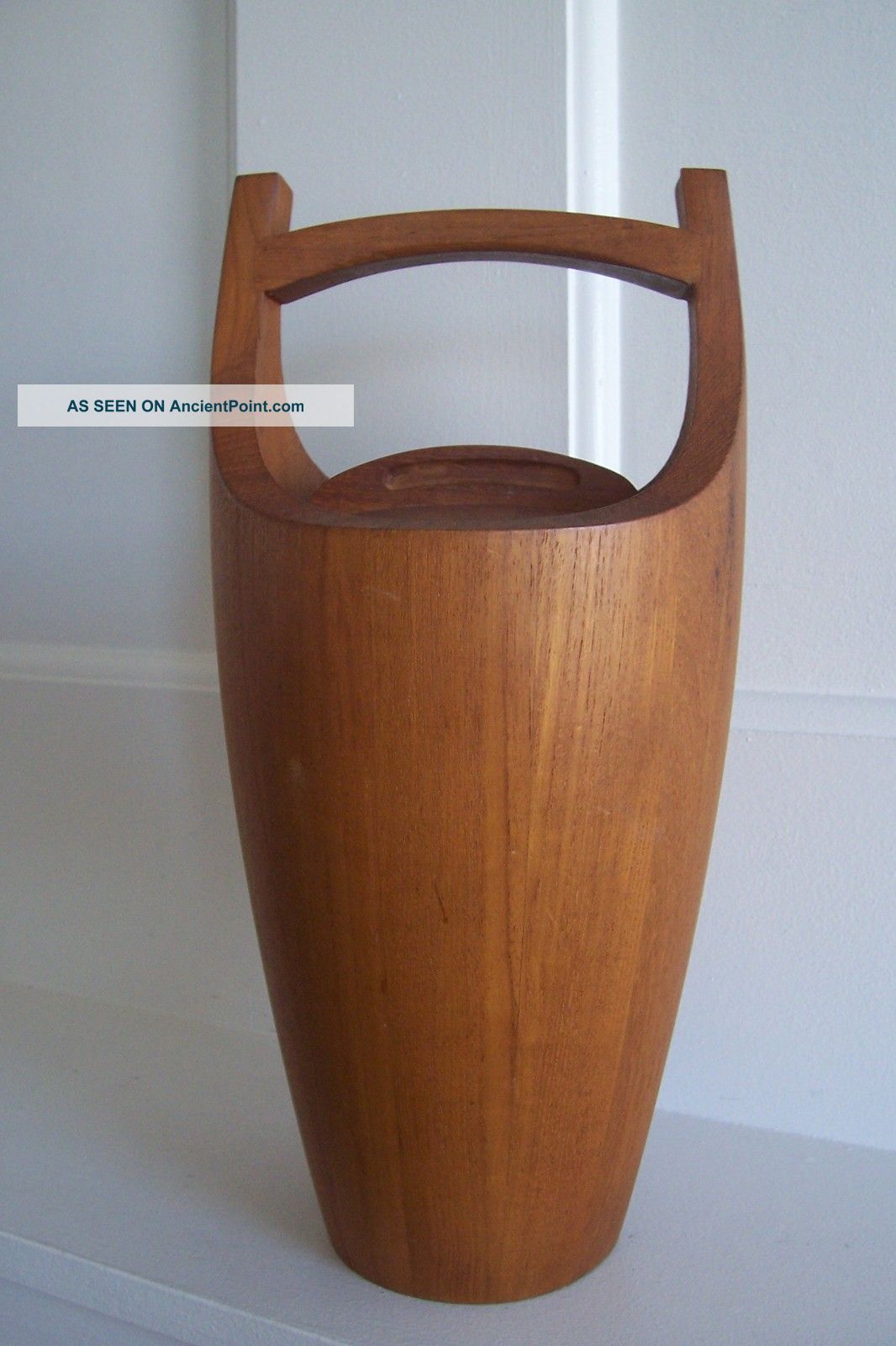 Vintage Dansk Denmark Ihq Teak Ice Bucket 15 1/2 Inches Tall Must See Boxes photo