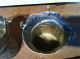 Two Antique Unusual Small Hammered Silver Buckets With Handles Metalware photo 3