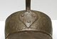 Unusual Antique Copper Cooking Pot With Tooled Conchos Design Metalware photo 3