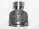Pewter And Glass Globe Candle Stick.  Sks - Zinn. Metalware photo 2