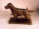 1920 ' S Frankart Irish English Gordon Setter Golden Retreiver Dogs Bookends Metalware photo 6