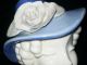 Large Antique Porcelain Art Deco Lady Flapper Bust Figurine Half Doll Rel Figurines photo 11