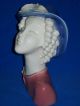 Large Antique Porcelain Art Deco Lady Flapper Bust Figurine Half Doll Rel Figurines photo 1