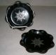 Early Pair Of Victorian Inlaid Paper Mache Decanter/ Bottle Coasters Ca1830 - 40 ' S Other photo 1