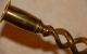 Set Of 2 - Antique English Edwardian - Style Open Barley Twist Brass Candlesticks Metalware photo 2