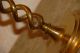 Set Of 2 - Antique English Edwardian - Style Open Barley Twist Brass Candlesticks Metalware photo 4
