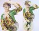 Antique Meissen Card Player Lady Figurine - Dresden German Porcelain Figure Figurines photo 11