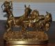 Antique Russian Gilt Bronze Of A Boy With Donkeys By Lanceray,  Lansere Metalware photo 1