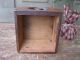 Antique Wood Spice Box W Feathery Christmas Tree Primitives photo 4