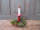 Antique Wood Spice Box W Feathery Christmas Tree Primitives photo 8