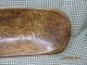 Primitive Wood Trencher Dough Bowl,  Handcarved Table Display Primitives photo 2