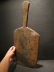 19th C Primitive Country Antique Wooden Bread Cutting Board Rural Woodenware Primitives photo 1