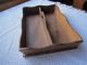 Vintage Cutlery Carrier Tray Tote Box Primitives photo 2