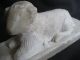 Old Folk Art Marble Carving Of A Sheep Primitives photo 4