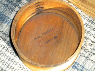 Antique 19thc.  Woodenware Measures Victorian Country Signed Athol,  Mass photo