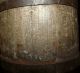 Antique Primitive Staved Wooden Bucket; 1800s Old Country Piggin,  Iron Bands Primitives photo 7