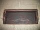 Primitive Black Commode Tray/country/rustic/distressed/old/worn Primitives photo 1