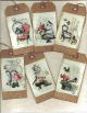 12 Primitive Tags So French Hang Tags Folk Grungy In White Primitives photo 3