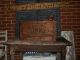 Primitive Advertising Antique Dovetailed Big Crate Wood Box Carter Inx Products Primitives photo 2