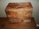 Primitive Advertising Antique Dovetailed Big Crate Wood Box Carter Inx Products Primitives photo 8
