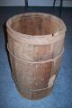 Antique Wooden Nail Barrel,  American Steel & Wire Company Primitives photo 3