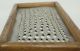 Antique Handmade Primitive Wood Cheese Food Box Grater Punched Tin W/drawer Aafa Primitives photo 5