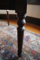 Antique Primitive 1 Drawer Stand/table/desk Rectangular Dovetail Drawer Turn Leg 1800-1899 photo 10