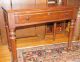 Antique Primitive 1 Drawer Stand/table/desk Rectangular Dovetail Drawer Turn Leg 1800-1899 photo 3