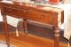 Antique Primitive 1 Drawer Stand/table/desk Rectangular Dovetail Drawer Turn Leg 1800-1899 photo 4