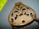 18th Century Fancy 1780 ' S Bright Cut Design Chatelaine Clip & Chain Primitives photo 4