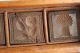 Early Dovetailed 4 Compartment Rectangle 2 Pound Butter Mold With Square Nails Primitives photo 5