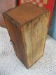 Antique Primitive Tool Box,  Carrier Tote,  Pine Wood,  Handle & Lid Primitives photo 2