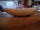 Vintage Wooden Butter Bowls - Set Of 2 - With Rims - Excellent - 8 1/4 - 8 3/4 