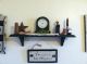 Primitive,  Americana,  Country,  Crackled Shelf/wall Gathering/mirror/mail Holder Primitives photo 4