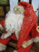Primitive Santa Doll Old Wool Folk Art Santa Doll Candy Canes Christmas Doll Primitives photo 4