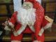 Primitive Santa Doll Old Wool Folk Art Santa Doll Candy Canes Christmas Doll Primitives photo 7