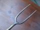 19th C Hand Wrought Iron Cooking Fork Primitives photo 3