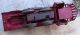 Antique Red Toy Train Engine - Locomotive - Wind Up Primitives photo 5