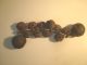 Antique 12 Brass Sleigh Bells W/original Patina.  10 Small,  2 Large.  N/r Primitives photo 3