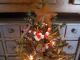 Primitive German Twig Christmas Tree In Vintage Coffee Can W/lites,  Garland,  Ginge Primitives photo 8