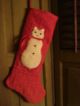 Primitive Folk Art Snow Cat On Old Quilt Christmas Stocking Primitives photo 5
