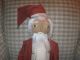 Handmade Santa With Little Girl Doll Primitives photo 1