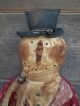♥ Primitive Grungy Snowman Christmas Doll And His Candy Cane ♥ Primitives photo 1