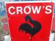 Vintage 1950`s Crow`s Seed Dealer Sign Tin Sign Primitives photo 2