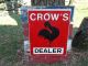 Vintage 1950`s Crow`s Seed Dealer Sign Tin Sign Primitives photo 4