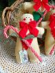 3 Primitive Folk Art Ginger Bread Men Ornies / Bowl Fillers Christmas Primitives photo 2