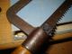 Early 18th Century Cherry Handle Wood/medical Saw 17 Inch Lenght Must See Iron Primitives photo 2